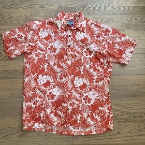 Vintage Reyn Spooner Joe Kealoha Hawaiian Shirt Mens Pineapple Hibiscus Plumeria